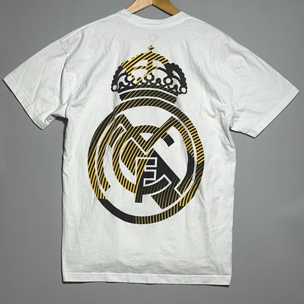 FIFA Club World Cup Real Madrid Graphic T Shirt Mens Size Medium White Soccer